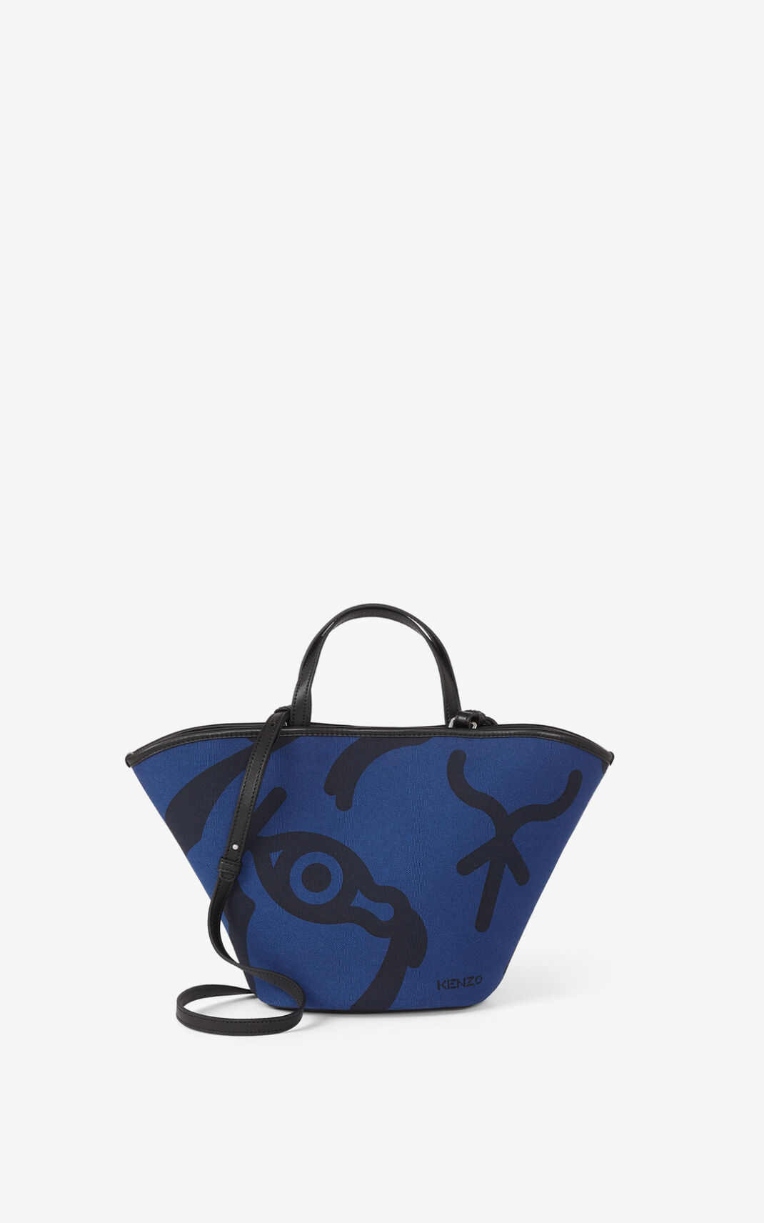 Kenzo Small Arc Lona Bolso Shopping Mujer Azules | 0835971-KO